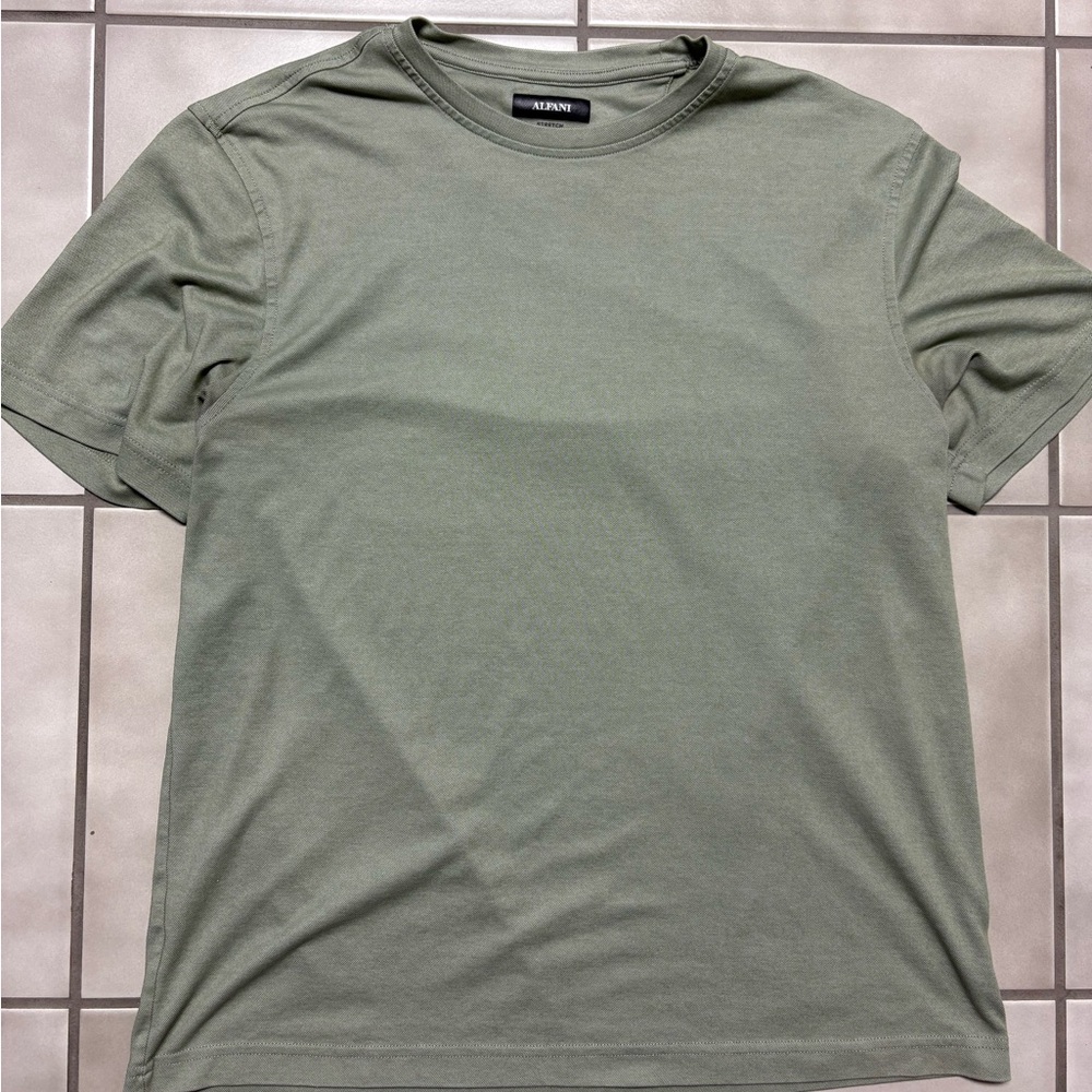 Alfani Men's Sage Short Sleeve Tee